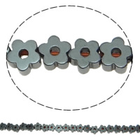 Non Magnetic Hematite Beads, Flower black Approx 1mm Approx 15.7 Inch 