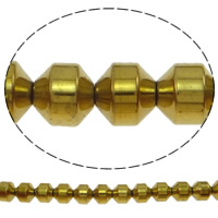 Perles hématite non-magnétique, hématite non magnétique, tambour, Placage, normes différentes pour le choix, plus de couleurs à choisir Environ 2mm Environ 15.7 pouce, Vendu par brin