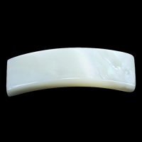Cabochon de coquille blanche, rectangle Vendu par PC