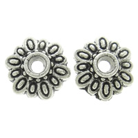 Zinc Alloy Bead Caps, Flower, plated Approx 1mm, Approx 