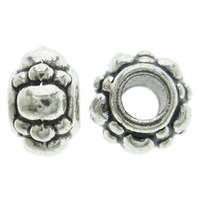 Perles en alliage de zinc de fleur, Placage, plus de couleurs à choisir Environ 2mm, Environ Vendu par kg
