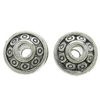 Zinc Alloy Spacer Beads, Rondelle, plated Approx 1mm, Approx 