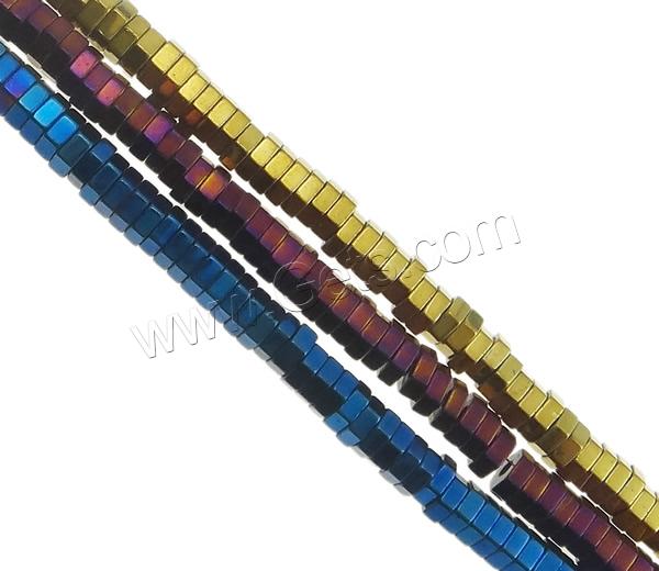 Non Magnetic Hematite Beads, Hexagon, different size for choice, more colors for choice, Hole:Approx 1mm, Length:Approx 15.5 Inch, Approx 400PCs/Strand, Sold By Strand