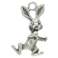Zinc Alloy Animal Pendants, Rabbit, plated Approx 1.5mm, Approx 