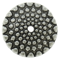 Zinc Alloy Bead Caps, Flat Round, plated Approx 1.5mm, Approx 