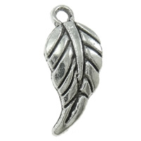 Zinc Alloy Leaf Pendants, plated Approx 1mm, Approx 