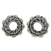 Zinc Alloy Spacer Beads, Flower, plated Approx 1.5mm, Approx 