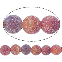 Natural Effloresce Agate Beads, Round Approx 1-1.5mm Approx 14-15 Inch 