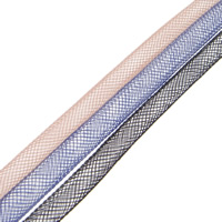 Cordón de Plástico en Forma Malla, más colores para la opción, 6-7mm, Vendido por m
