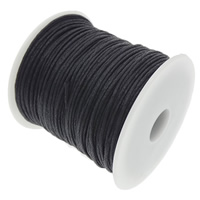 Cordón de algodón encerado, más colores para la opción, 1mm, longitud:80 Yardpatio, Vendido por UD