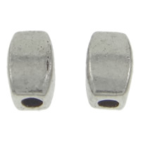 Zinc Alloy Jewelry Beads, Rectangle, plated Approx 1mm, Approx 