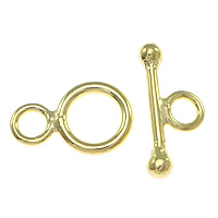 Sterling Silver Toggle Clasp, 925 Sterling Silver, Round, smooth & single-strand Approx 2mm 