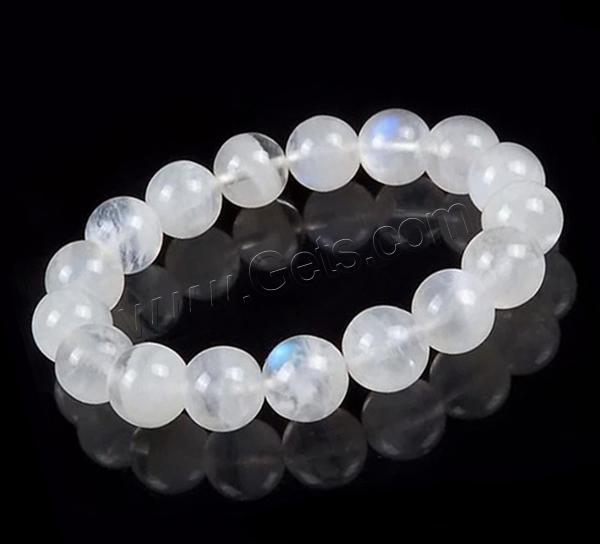 Moonstone Bracelet, Natural Moonstone, Round, different size for choice, Sold By Strand