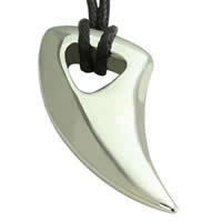 Stainless Steel Pendants, Horn, original color Approx 2-7mm 