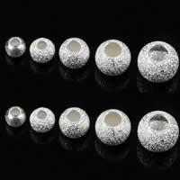 Perles intercalaires en argent , argent sterling 925, tambour, normes différentes pour le choix & poudre d'étoile Vendu par sac