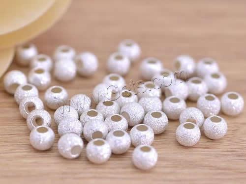 Sterling Silver Spacer Beads, 925 Sterling Silver, Drum, different size for choice & stardust, 100PCs/Bag, Sold By Bag