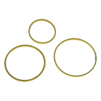 Brass Linking Ring, Donut, plated 