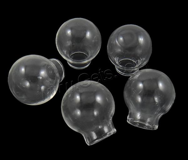 Glass, Round, can be filled up with DIY materials & different size for choice, Sold By PC