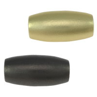 Brass Jewelry Beads, Oval, plated, matte Approx 2.5mm 