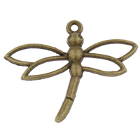 Zinc Alloy Animal Pendants, Dragonfly, antique bronze color plated, nickel, lead & cadmium free Approx 1.5mm, Approx 