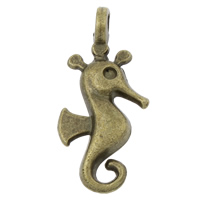 Zinc Alloy Animal Pendants, Seahorse, antique bronze color plated, nickel, lead & cadmium free Approx 3mm, Approx 