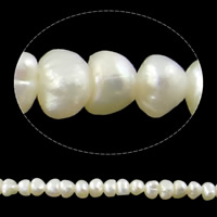 Potato Cultured Freshwater Pearl Beads, natural, white, Grade A, 2.8-4mm Approx 0.8mm Approx 15 Inch 