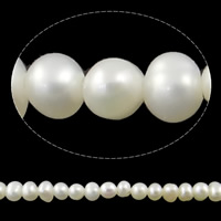 Potato Cultured Freshwater Pearl Beads, natural, white, Grade AA, 2.8-3.2mm Approx 0.8mm Approx 15 Inch 