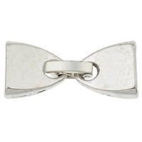 Zinc Alloy Fold Over Clasp, Bowknot, antique silver color plated, nickel, lead & cadmium free Approx 