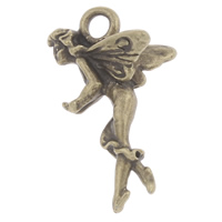 Character Shaped Zinc Alloy Pendants, Angel, antique bronze color plated, nickel, lead & cadmium free Approx 2.5mm 