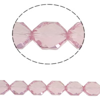 Imitation CRYSTALLIZED™ Crystal Beads, Hexagon, colorful plated & faceted & imitation CRYSTALLIZED™ element crystal Approx 1.5mm Approx 23.5 Inch 