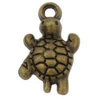 Zinc Alloy Animal Pendants, Turtle, antique bronze color plated, nickel, lead & cadmium free Approx 3mm, Approx 