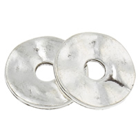 Zinc Alloy Jewelry Washers, Flat Round, antique silver color plated, nickel, lead & cadmium free Approx 3mm, Approx 