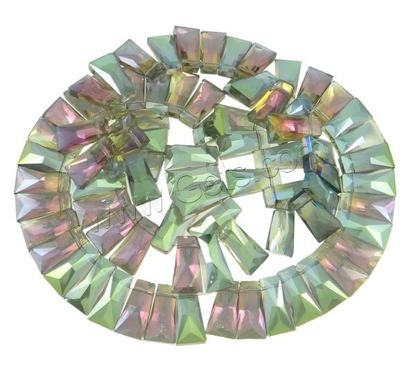 Imitation CRYSTALLIZED™ Crystal Beads, Keystone, colorful plated, different size for choice & faceted & imitation CRYSTALLIZED™ element crystal, more colors for choice, Hole:Approx 1mm, Length:Approx 23.5 Inch, Sold By Strand