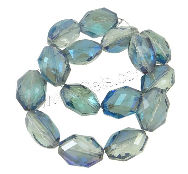 Imitation CRYSTALLIZED™ Crystal Beads, Octagon, colorful plated, different size for choice & faceted & imitation CRYSTALLIZED™ element crystal, more colors for choice, Hole:Approx 1mm, Length:Approx 12.5 Inch, Sold By Strand