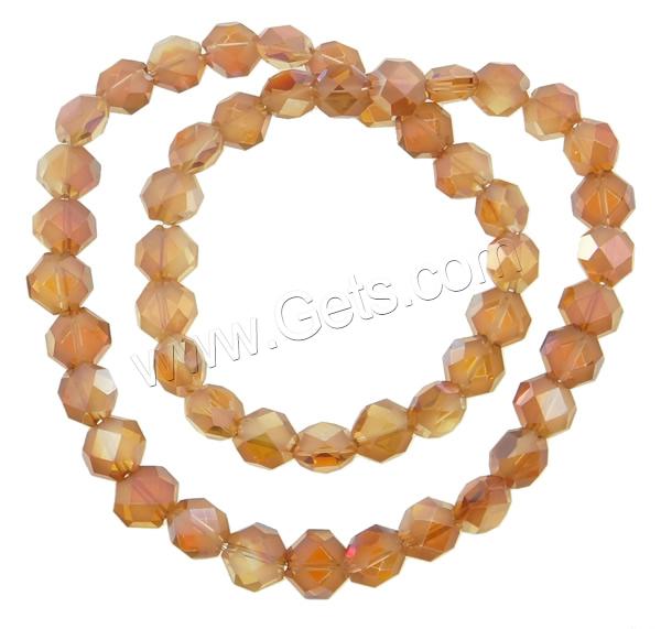 Imitation CRYSTALLIZED™ Crystal Beads, Round, colorful plated, different size for choice & faceted & imitation CRYSTALLIZED™ element crystal, more colors for choice, Hole:Approx 1mm, Length:Approx 20.5 Inch, Sold By Strand