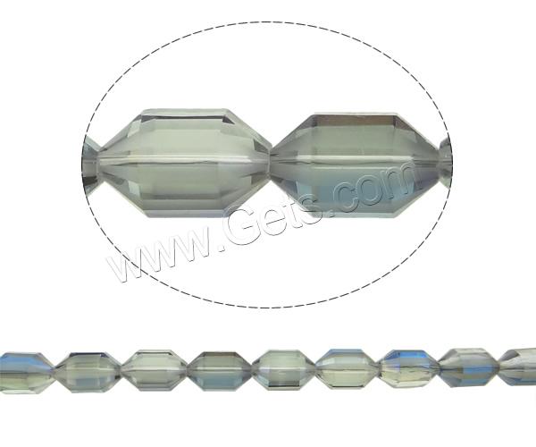 Imitation CRYSTALLIZED™ Oval Beads, Crystal, colorful plated, different size for choice & faceted & imitation CRYSTALLIZED™ element crystal, more colors for choice, Hole:Approx 1mm, Length:Approx 23.5 Inch, Sold By Strand