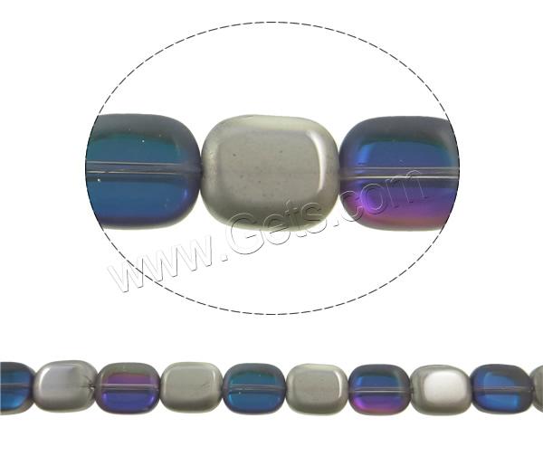 Imitation CRYSTALLIZED™ Crystal Beads, Rectangle, colorful plated, different size for choice & faceted & imitation CRYSTALLIZED™ element crystal, more colors for choice, Hole:Approx 1mm, Length:Approx 19.5 Inch, Sold By Strand