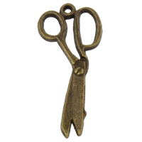 Zinc Alloy Tool Pendants, Scissors, antique bronze color plated, nickel, lead & cadmium free Approx 1mm, Approx 