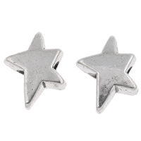 Zinc Alloy Star Beads, antique silver color plated, without troll, nickel, lead & cadmium free Approx 3mm, Approx 