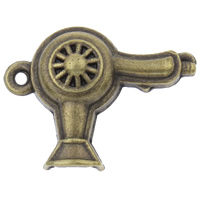 Zinc Alloy Tool Pendants, Hair Drier, antique bronze color plated, nickel, lead & cadmium free Approx 2mm, Approx 