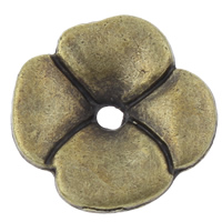 Zinc Alloy Bead Caps, Flower, antique bronze color plated, nickel, lead & cadmium free Approx 2mm, Approx 
