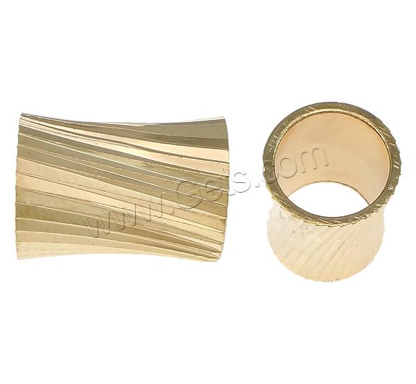Large Hole Brass Beads, Column, plated, different size for choice, more colors for choice, Sold By PC