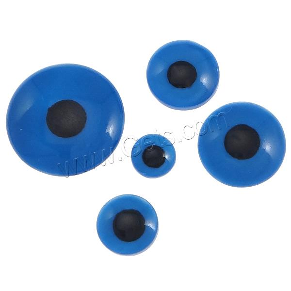 Evil Eye Cabochon, Glas, blöser Blick, verschiedene Größen vorhanden, blau, verkauft von PC