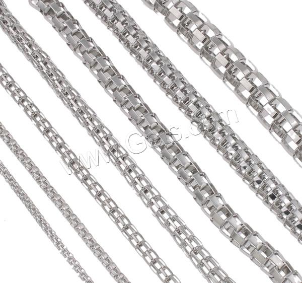 Stainless Steel Lantern Chain, different size for choice, original color, 100m/Lot, Sold By Lot