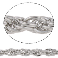 Нержавеющая сталь веревку цепи, нержавеющая сталь, разный размер для выбора & веревки цепи, оригинальный цвет, 100м/Лот, продается Лот