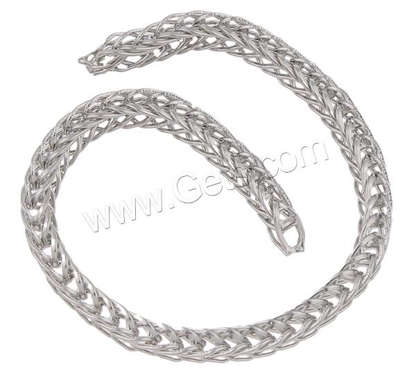 Stainless Steel Wheat Chain, different size for choice, original color, 100m/Lot, Sold By Lot