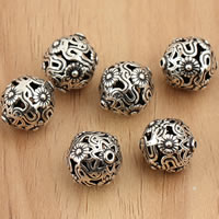 Thailand Sterling Silver Beads, Lantern, hollow, 10mm Approx 1mm 