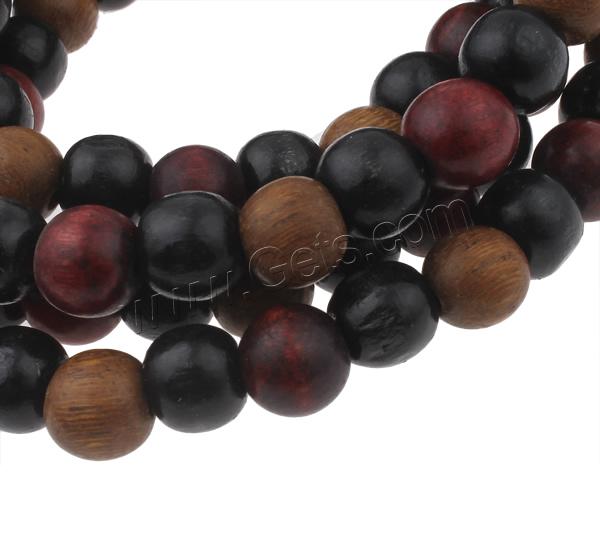 Wrist Mala, Wood, Round, different length for choice & multi-strand, multi-colored, 10mm, Sold By Strand