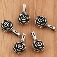 Buddha Bead Counter Clips, Thailand Sterling Silver, Flower, Buddhist jewelry Approx 1.5mm 