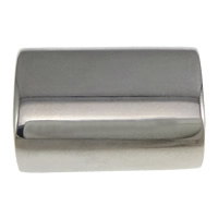 Rechteck Edelstahl Magnetverschluss, originale Farbe, 17x12x8mm, Bohrung:ca. 9x5mm, verkauft von PC